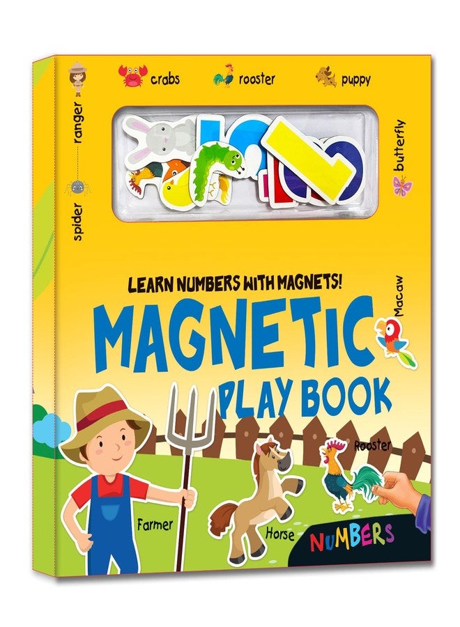 BRIJBASI My First Numbers Magnetic Play Book Set 3x Early Learning Preschool SKills for Kids Childeren, Toddlers Preschool Activities - Ages 1+ Years - Image 1
